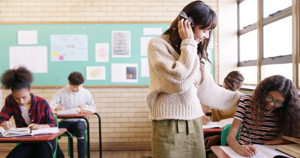 3P Blog 3 high-school-learning-teacher-with-student-help-with-test-assignment-exam-question-academy-classroom-woman-with-teenager-writing-assessment-education-lesson-development